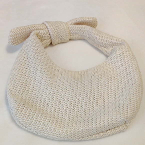 Urban Expressions Cream Knit Hobo Bag - Picture 2 of 8